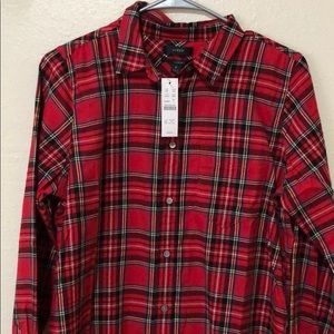 NWT J.Crew Classic Flannel